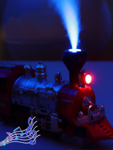 क्रिसमस बिजली क्लासिक धूम्रपान ट्रेन हो पैमाने पर मॉडल ट्रेन लोकोमोटिव खिलौने HN910931 - Product Image 3