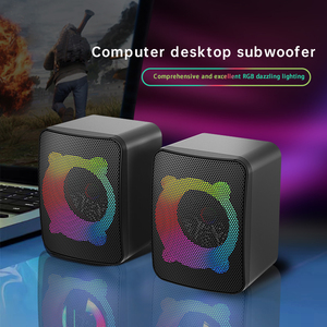 Changcheng máy tính xách tay nhỏ ngoài trời Boombox dây thêm bass Kim Loại mini chơi game cầm tay Studio màn hình loa Loa máy tính để bàn - Product Image 2