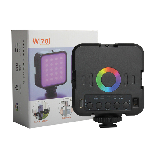New Sell Handheld RGB Full Color Beauty Fill Light 2500-9000K LED Video Light for Camera Photography Pocket-sized Accessory