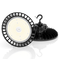 Lampe LED industrielle UFO pour atelier et entrepôt, 36000LM, 277-480AC, 3 Watts, cordon de 5 pieds, avec détecteur de mouvement, certifiée UL