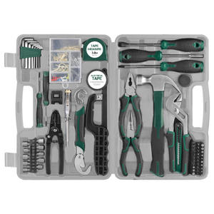 Juego de Herramientas Manuales de Alta Calidad de 166 Piezas con Llave Inglesa Ajustable y Destornillador, Kit de Reparación para el Hogar - Product Image 2