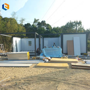 Chine usine 20 pieds villa moderne préfabriquée de luxe bon marché avec chambre à coucher maison paquet plat conteneur maison vie en plein air matériau en acier - Product Image 5