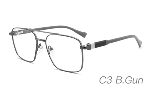 Marcos de anteojos de metal óptico de lujo para hombre, venta al por mayor, marcos de anteojos de gama alta, marcos de anteojos ópticos, logotipo personalizado - Product Image 3