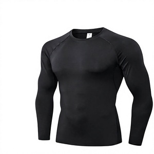 Men's Compression Long Sleeve Performance Shirt Premium Quick Dry Compression Base <b>Layer</b> <b>Top</b> Men's Athletic Compression Training - Product Image 1
