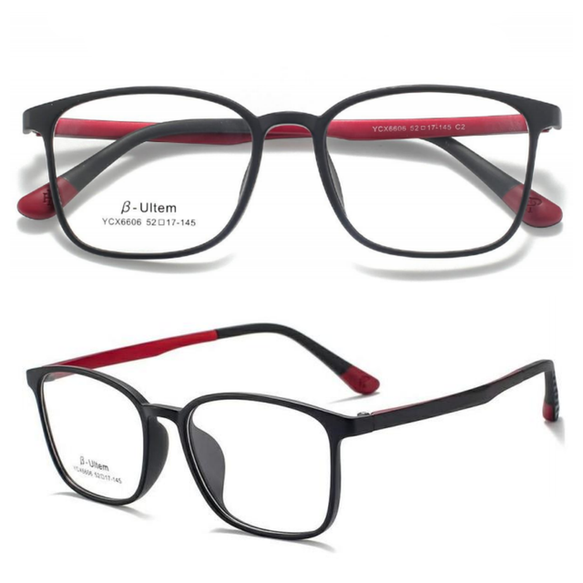 Classic Retro Tungsten-Titanium Frame Series Solid  Rectangular Full-Rim Lightweight for Optical Glasses Frames for Unisex Daily