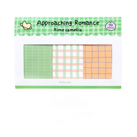Bloc de Notas Adhesivas con Diseño Romántico, Hojas Sueltas, Regalo Escolar, Cuaderno de Mano, Papel Decorativo