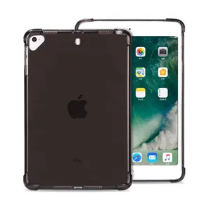 Étui Transparent noir souple en TPU pour tablette iPad Pro 12.9 2021, sacs gonflables, antichoc, imperméable, pour enfants