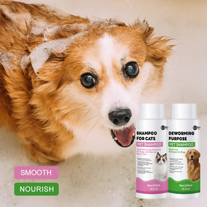 Shampoo blanchissant pour animaux de compagnie OEM ODM de haute qualité 345 ml - Formule stérile et nourrissante pour un pelage brillant et doux chez les chats et les chiens - Product Image 6