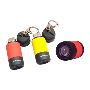 Event Promotional Gifts Products logo Usb Charge Magnet Portable Mini Rechargeable Led Strong Light Lamp Flashlight Keychain