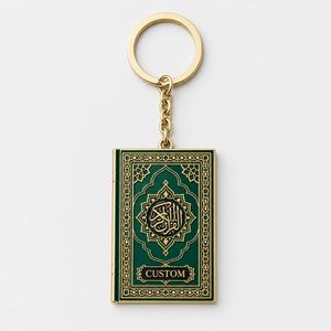 Llavero Personalizado al por Mayor de Alta Calidad con Diseño del Corán, Mini Libro Sagrado, Llaveros con Diseño Religioso Islámico, Recuerdo para Musulmanes - Product Image 3