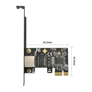 Carte réseau interne filaire pour ordinateur de bureau IOCREST IO-PCE8126-GLAN PCI Express RJ45 RTL8126 Gigabit Ethernet 5 Gbps - Product Image 5