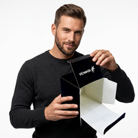 Boîte d'emballage personnalisée en papier, avec pot à huile concentré, coffret cadeau, 10 pièces