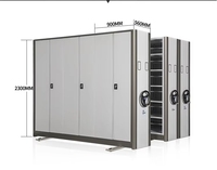 Système de classement mobile sécurisé, armoire compacte et dense verrouillable pour le stockage de documents confidentiels, construction en acier