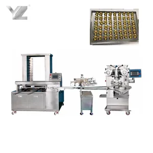 Ying Machinery Industrial automatic two color chocolate stuffed biscuit making machine twist cookies depositor machine