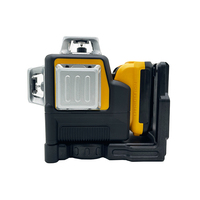 Niveau laser vert 4D professionnel OEM CG2405 à 16 lignes, auto-nivelant à 360 degrés, alimentation par batterie au lithium de qualité industrielle