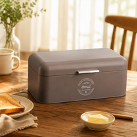 Ensemble de boîtes de rangement hermétiques pour cuisine : pots à thé, café, sucre, boîte à pain, boîtes de conservation