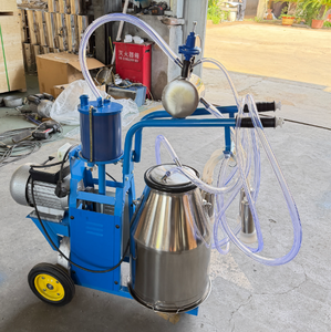 स्वचालित गाय का दुग्ध दोहन मशीन, बकरियों के खेत में उपयोग, वैक्यूम पंप सक्शन मशीन, नई/पुरानी, मोटर इंजन के मुख्य घटक शामिल - Product Image 2