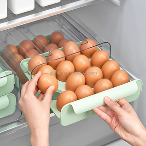 32 40 grille porte-œufs porte-œufs en plastique avec couvercle transparent réfrigérateur conteneur de stockage d'œufs blanc - Product Image 5