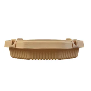 Best Quality 100% Biodegradable Home Compostable Takeaway Lunch Box Octagon Bamboo Food Container