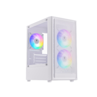 Mesh Panel Mid Tower Steel PC Case with Side Panel Window Compact Design Small Form Factor USB 3.0 ATX/PS2 Power Supply