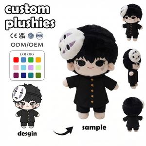 Para Fabricantes de Peluches: Muñeco de Peluche de <span class=keywords><strong>Anime</strong></span> con Máscara Sin Rostro y Forro de Malla, Ideal para Cumpleaños - Product Image 1