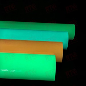 Nastro adesivo fluorescente luminoso di sicurezza per la casa nastro di avvertimento pellicola fotoluminescente bagliore nel <span class=keywords><strong>Dar</strong></span> - Product Image 4
