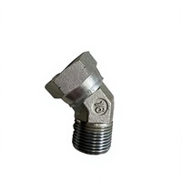 Connecteur hydraulique droit en acier au carbone haute résistance et acier inoxydable, raccord de tuyauterie haute pression