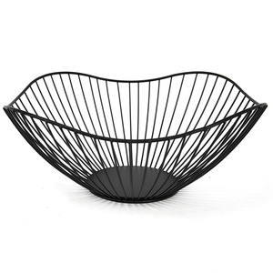 Wire Fruit <b>Basket</b> Bowl Nordic Style <b>Storage</b> Container For Kitchen Living Room Desktop Snack Bread And Fruit Holder - Product Image 5