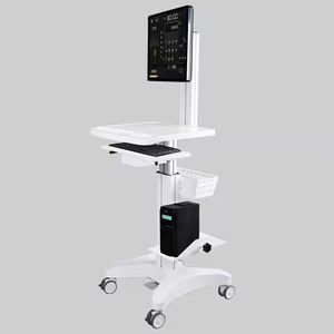 Aangepaste Medische Mobiele Computer Werkstation <span class=keywords><strong>Trolley</strong></span> Kar Voor Ziekenhuizen Met Monitor Mount - Product Image 2