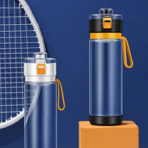 Termo Reutilizable de Acero Inoxidable de 600 ml, Aislamiento Térmico, para Niños y Adultos, Ligero, con Correa de Transporte, para Senderismo, Gimnasio, Bicicleta, Viajes, Deportes - Product Image 2