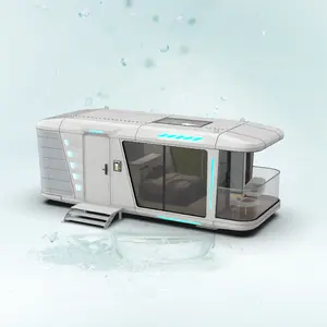 Resort Prefabricated Mobile Hotel House Supplier Capsule House For Camping Fully Equipped For Sale