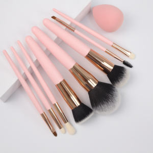 Juego de <span class=keywords><strong>Brochas</strong></span> de Maquillaje Veganas de Alta Calidad con Logotipo Personalizado, 8 Piezas, Marca Privada, <span class=keywords><strong>para</strong></span> Sombras de <span class=keywords><strong>Ojos</strong></span>, Corrector, <span class=keywords><strong>para</strong></span> Rostro, <span class=keywords><strong>se</strong></span> Utiliza con Brocha de Afeitar - Product Image 1