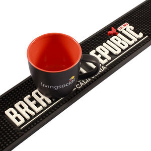 Tapete <span class=keywords><strong>de</strong></span> Barra <span class=keywords><strong>de</strong></span> Lujo para Bebidas, Antiderrames, Personalizado, <span class=keywords><strong>de</strong></span> PVC, Silicona y Goma, con Logotipo 3D, para Accesorios <span class=keywords><strong>de</strong></span> Bar - Product Image 2