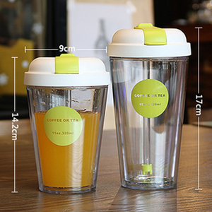 Vaso <span class=keywords><strong>de</strong></span> té <span class=keywords><strong>de</strong></span> burbujas reutilizable <span class=keywords><strong>de</strong></span> 320ml/420ml, taza <span class=keywords><strong>de</strong></span> café, vaso <span class=keywords><strong>de</strong></span> té Boba, plástico portátil para tazas <span class=keywords><strong>de</strong></span> hielo frío, contemporáneo - Product Image 2