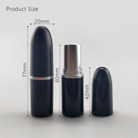 Bullet Shape Design Glitter Gold Color Lipstick Container Tube de rouge à lèvres de luxe pour MAC