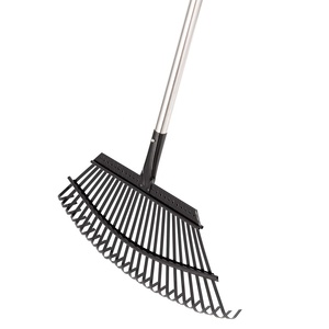 Testa staccabile raccogliere detriti sciolti tra piante Delicate foglia prato metallo <span class=keywords><strong>rastrello</strong></span> <span class=keywords><strong>da</strong></span> <span class=keywords><strong>giardino</strong></span> - Product Image 5