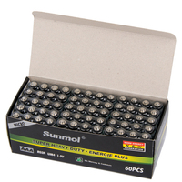 Pilas AAA R6p de Zinc-Carbón de Alta Calidad con Logotipo Personalizado de Fábrica, 1.5v R6 UM3, Pilas Secas de Alta Resistencia