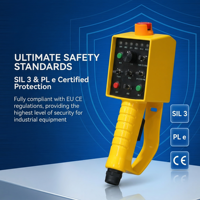 Contrôleur portable de sécurité certifié SIL3 KCONBOT MRI5000-FS PLe pour AGV AMR, conforme ISO 13849, pendentif de programmation, protection IP54, TUV