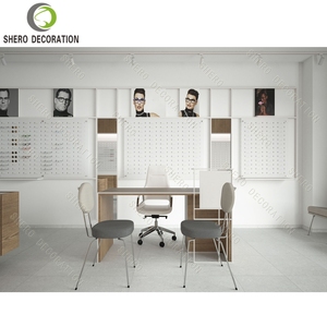 Luxury <b>Optical</b> Shop Decoration <b>Wall</b> <b>Mounted</b> Eyeglasses Display Shelf Eyeglasses Display Cabinet For <b>Optical</b> Display Showcase - Product Image 3