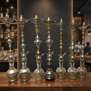 Solicast Mini Hookah de Lujo con Diseño de Acero Inoxidable y Latón de Alta Gama, Opción de Enfriador Personalizable para Fumar Shisha - Product Image 3