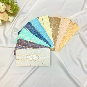 Style de poche de couleur blanche avec <span class=keywords><strong>carte</strong></span> d'invitation de mariage de mode papier - Product Image 1