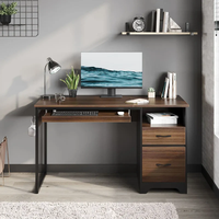 Escritorio de Computadora Moderno de Madera para Oficina y Dormitorio