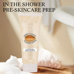 Crema de Sal Natural OEM, Exfoliante Corporal de Azúcar de Almendras Dulces, Fabricante, Fábrica, Marca Privada, Exfoliante Corporal de Colágeno - Product Image 4