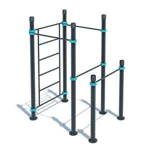 <span class=keywords><strong>Barre</strong></span> verticale pour exercices <span class=keywords><strong>de</strong></span> callisthénie/entraînement <span class=keywords><strong>de</strong></span> rue Drapeau humain Fabriqué selon en 16630 en termes <span class=keywords><strong>de</strong></span> sécurité - Product Image 1