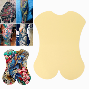 Piel de Práctica para Tatuajes de Silicona Suave Amarilla, Grande, para Toda la Espalda, Artificial, en Blanco, para Arte Corporal - Product Image 2