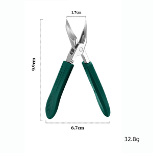 1 coupe-ongles à long bec 30 °   Coupe-ongles de précision à lame oblique pour ongles incarnés, en acier inoxydable, à portée profonde - Product Image 6