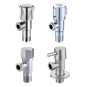 Robinet d'arrêt en acier inoxydable 304, 60 mm, raccord FPT x FPT, pour chauffe-eau de toilette et robinet de salle de bain - Product Image 1
