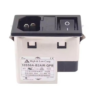 Mô-đun nhập nguồn Bộ lọc EMI IEC 320 ổ cắm C14 + Giá đỡ cầu chì + công tắc rocker - Product Image 2