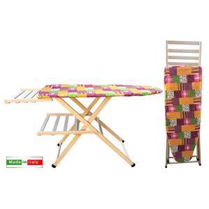 Bàn ủi gỗ tự nhiên Mara với giá đỡ nồi hơi thân thiện với môi trường và phong cách trạm ủi tại nhà - Product Image 1