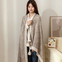 Soft Knit Fleece Travel Throw Blanket Fabrik preis Home Decor Decken in loser Schüttung für gemütliche Heim textilien